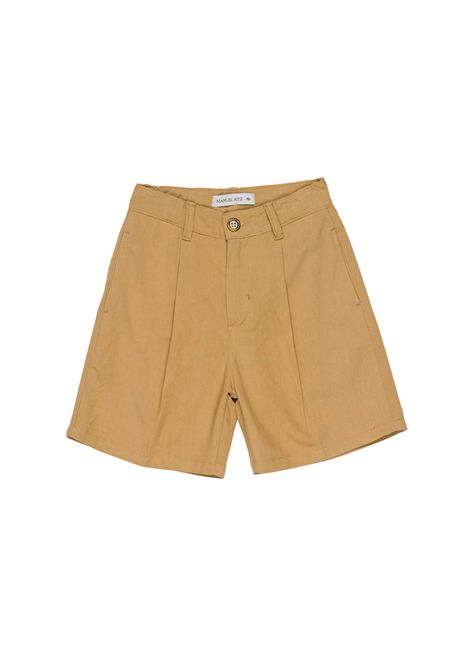 Bermuda con pieghe MANUEL RITZ | MR3405CAMMELLO